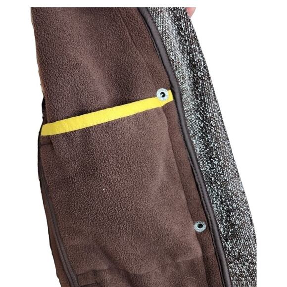 LOLE Brown Textured Durable Water Repellant Bomber Jacket Sz‎ 10/12 - Picture 11 of 12